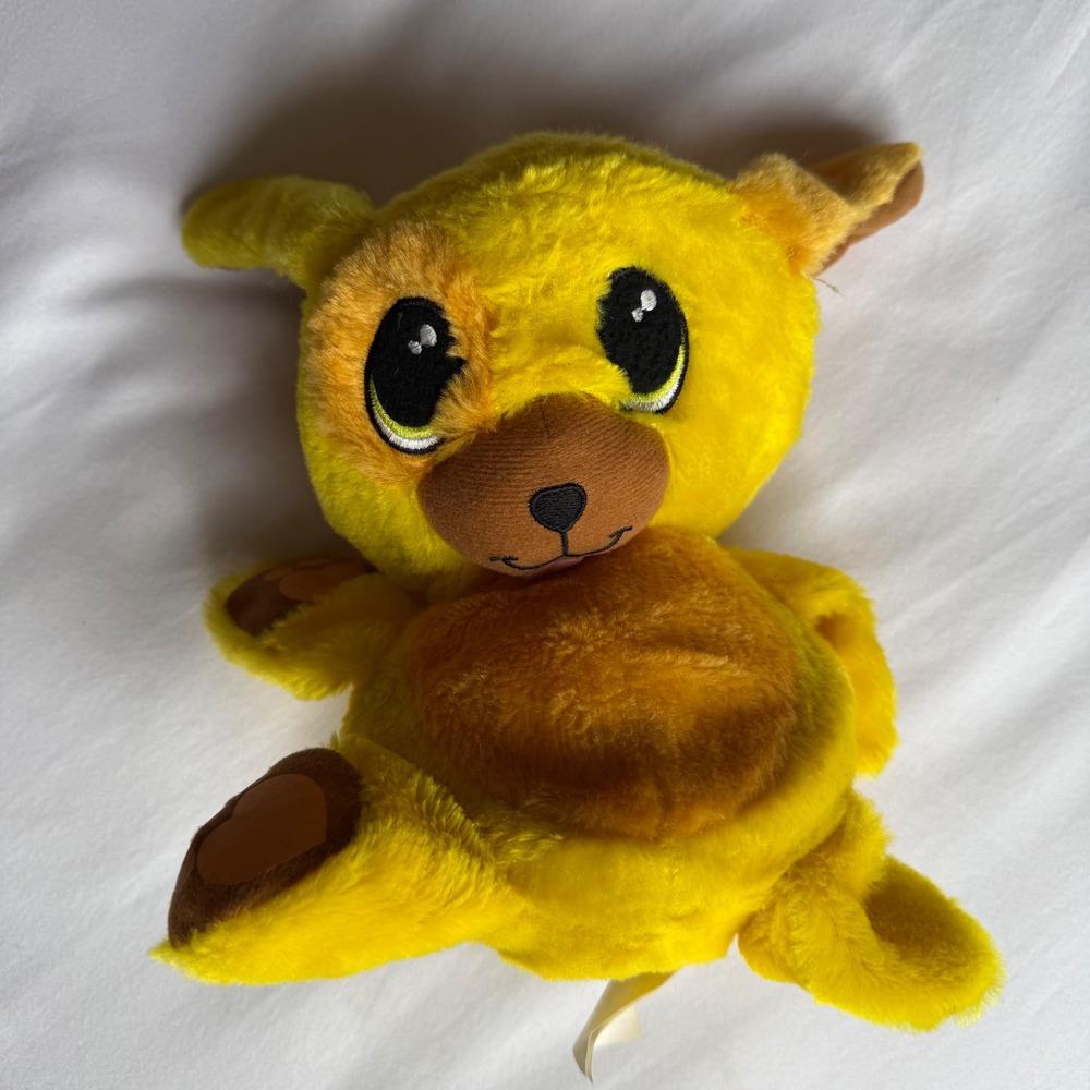 Ball Pets Sunny the Dog Yellow Orange Plush Stuffed Animal Toy Telebrands 2014